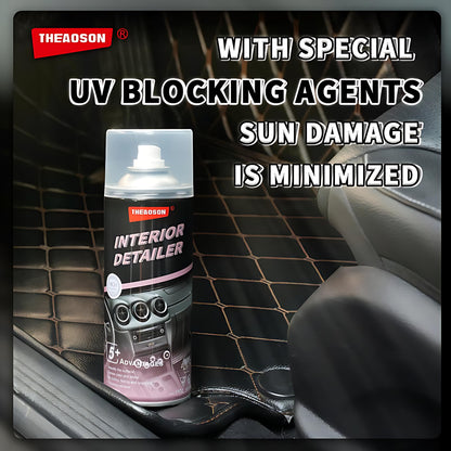 THEAOSON Detailer, and Plastic Surfaces Car Interior Detailer and Protectant, waterless Spray Wax:Plastic, Rubber, Leather Cleaner for Car lnteriors&Exteriors、Automotive Care