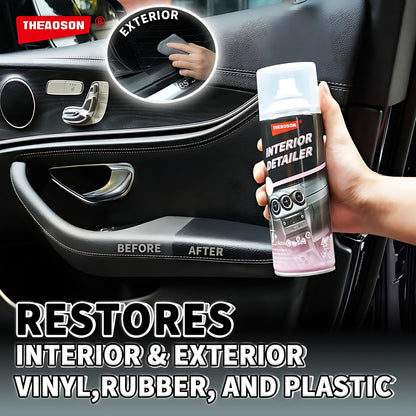 THEAOSON Detailer, and Plastic Surfaces Car Interior Detailer and Protectant, waterless Spray Wax:Plastic, Rubber, Leather Cleaner for Car lnteriors&Exteriors、Automotive Care
